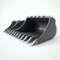 Excavator Buckets Heavy Duty Digging Equipment Isolated on White Backdrop Royalty Free Stock Photo