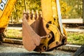 Excavator bulldozer Backhoe heavy machinery home improvement works