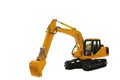 Excavator crawler loader model with isolated background Royalty Free Stock Photo