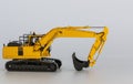 Excavator crawler loader model on white background Royalty Free Stock Photo