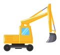 Excavator or Digger Mining Industrial Machinery Royalty Free Stock Photo