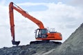 Excavator digging at St Augustine Royalty Free Stock Photo