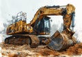 excavator Royalty Free Stock Photo