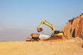 Excavator grab Royalty Free Stock Photo