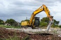 Excavator Hammer At Rest