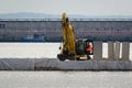 CONSTRUCTION WORK IN A SEAPORT