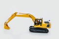 Excavator model on a white background Royalty Free Stock Photo