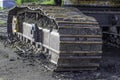 Excavator Tracks Royalty Free Stock Photo