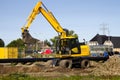 Excavator at work Royalty Free Stock Photo