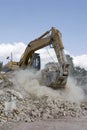 Excavator at work Royalty Free Stock Photo
