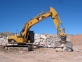 Excavator at Work Royalty Free Stock Photo