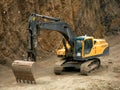 Excavator working Royalty Free Stock Photo