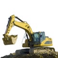Excavator working on the groud Royalty Free Stock Photo