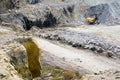 Quarrying extraction Royalty Free Stock Photo