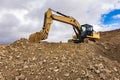 Excavators machine in construction site