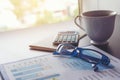 Excel graph with Spreadsheet Document showing Information Financial Startup Concept. Financial Planning making Accounting Database