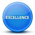 Excellence eyeball glossy elegant blue round button abstract Royalty Free Stock Photo