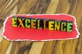 Excellence quality design excellent success management performance satisfaction