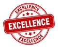 excellence stamp. excellence round grunge sign.