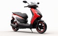 Excellence Stylish Electric Scooter on White Background Royalty Free Stock Photo