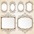 Excellent Decorative Frames Royalty Free Stock Photo