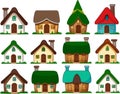 Excellent fantasy dwarf house village art vector