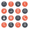 Excellent icons for designers - Glass Royalty Free Stock Photo