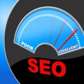 Excellent Seo Represents Search Excellence And Quality