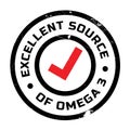 Excellent source of omega 3 stamp