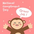 An excellent vector graphic for National Compliment Day celebrations is this one