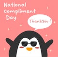 An excellent vector graphic for National Compliment Day celebrations is this one Royalty Free Stock Photo