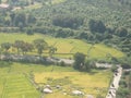 Landscape, Agricultre land, land from above, road