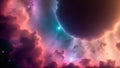 An Excellent View Of A Colorful Sky With A Bright Star AI Generative