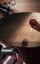 Red wine tasting Royalty Free Stock Photo