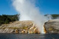 Excelsior Geyser runoff into the Firehole River