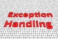 Exception handling Royalty Free Stock Photo