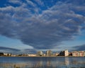 Love cloud over Tirana Royalty Free Stock Photo