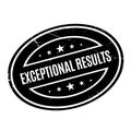 Exceptional Results rubber stamp