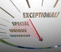 Exceptional Special Unique Different Speedometer Measuring Level Royalty Free Stock Photo