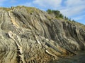 Exceptional stone in Skjerstadfjorden Royalty Free Stock Photo