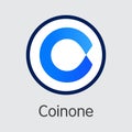 Exchange - Coinone Copy. The Crypto Coins or Cryptocurrency Logo