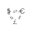 Exchange currencies sketch