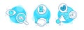 Exchange currency, Coins and Discounts icons set. Finance sign. Reshresh exchange rate, Cash money, Best offer. Vector