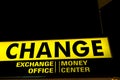 Exchange money center Royalty Free Stock Photo