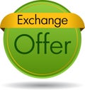 Exchange offer button