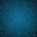 Exchange trades blue background. Binary code. Hacker concept in