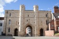 The Exchequer Gate by Lincoln Cathedral in Lincoln in the UK