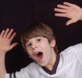 Excited Boy Royalty Free Stock Photo