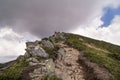 Excited climbers on mountain top scenic photography