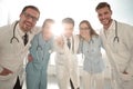 Picture of young team or group of doctors